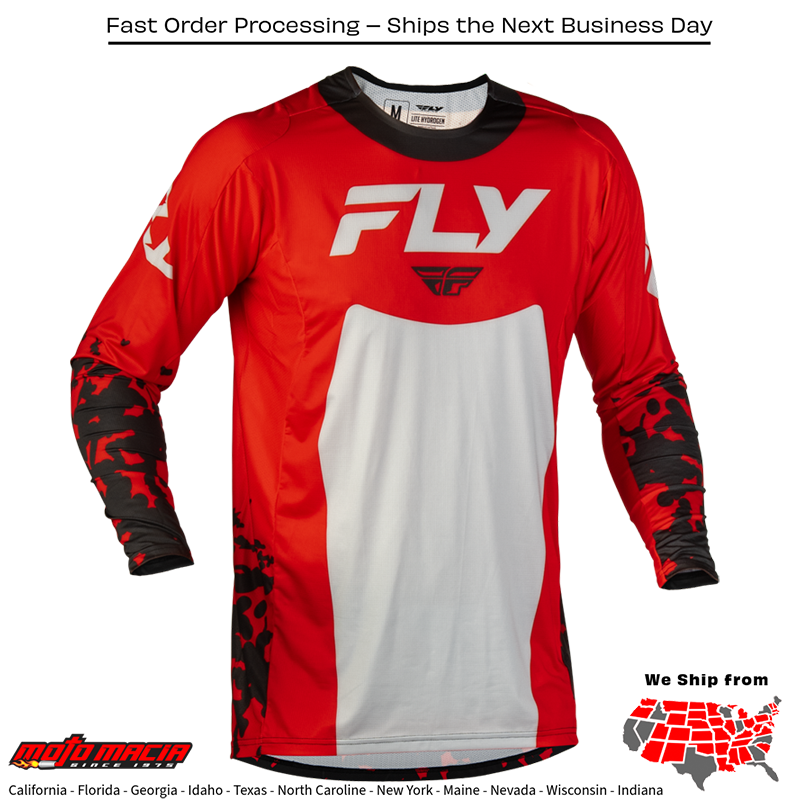 Lite Flake Jersey Red/Grey/Black