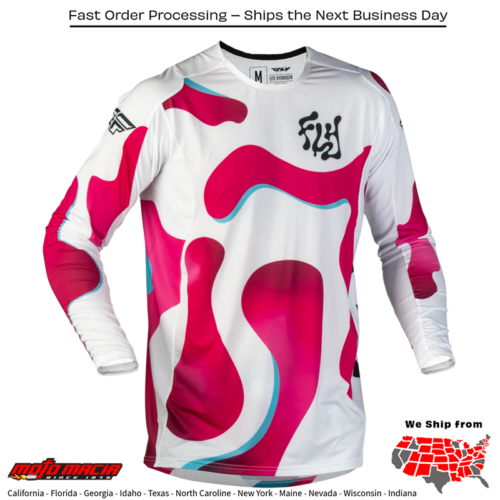 Lite Vibe Jersey White/Pink/Blue