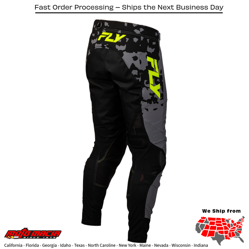 Lite Flake Pants Grey/Hi-Vis/Black Sz - Image 3