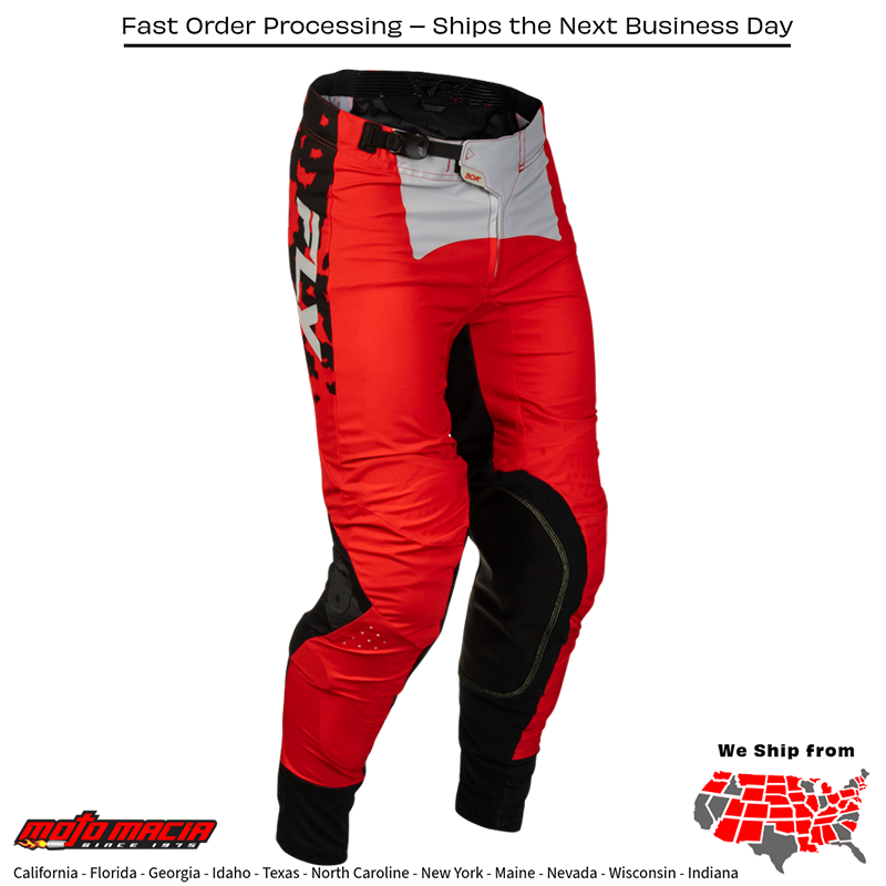 Youth Lite Flake Pants Red/Grey/Black Sz