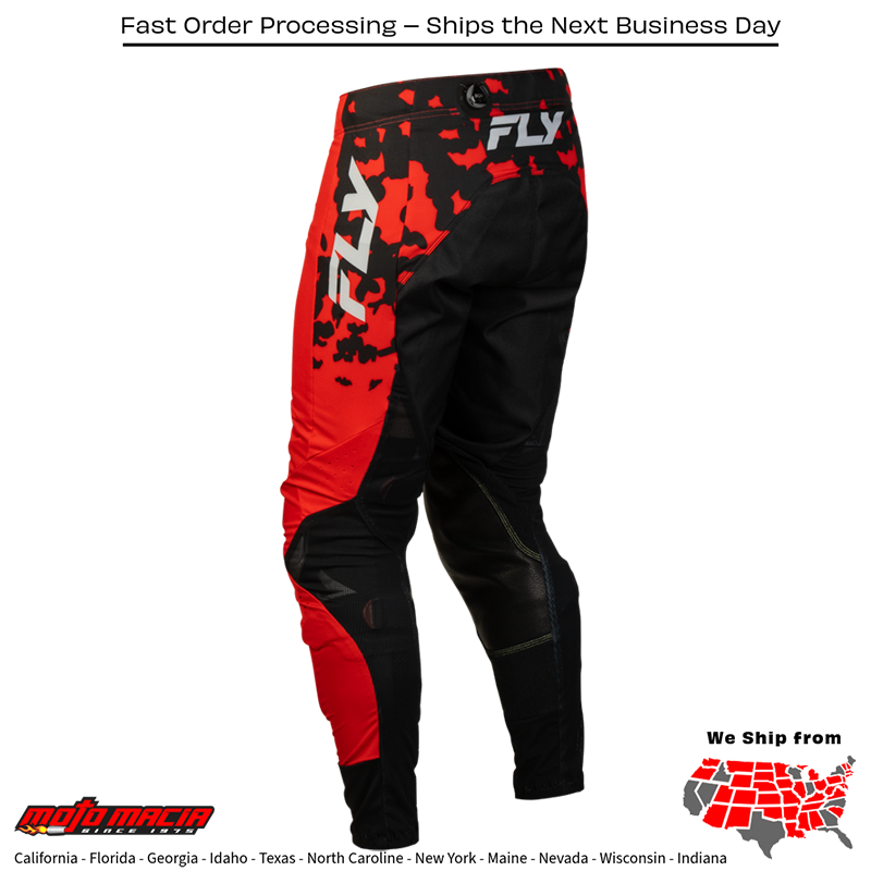 Youth Lite Flake Pants Red/Grey/Black Sz - Image 2