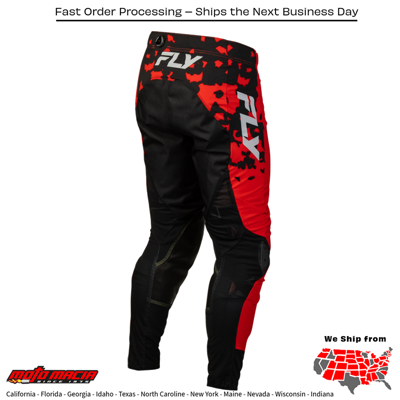 Youth Lite Flake Pants Red/Grey/Black Sz - Image 3