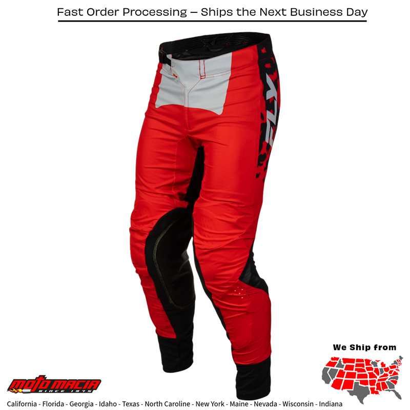 Youth Lite Flake Pants Red/Grey/Black Sz - Image 4
