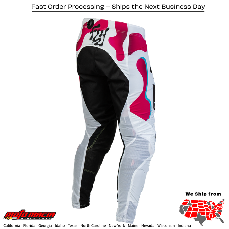 Youth Lite Vibe Pants White/Pink/Blue Sz - Image 3