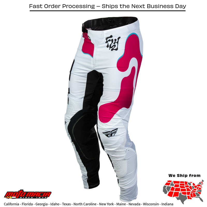 Youth Lite Vibe Pants White/Pink/Blue Sz - Image 4