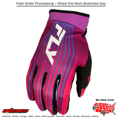 Youth F-16 Lift Gloves Pink/Purple/White