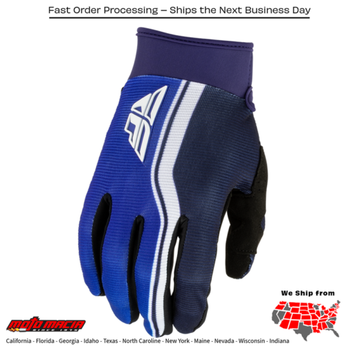 F-16 Raze Gloves Navy/Blue/White