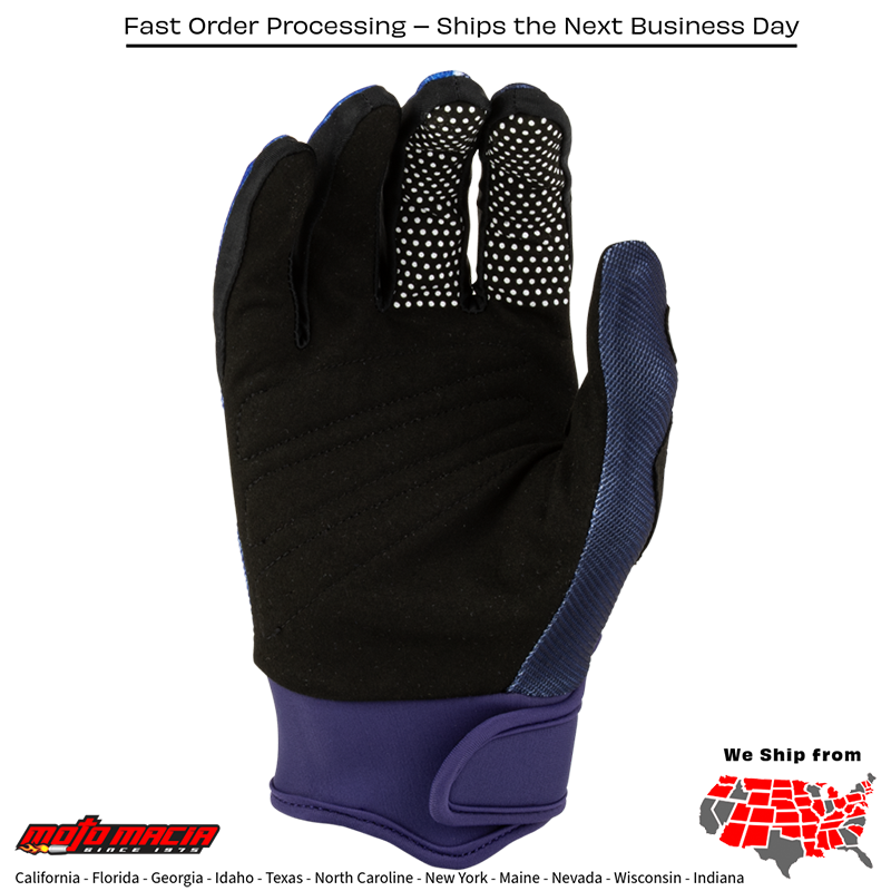 F-16 Raze Gloves Navy/Blue/White - Image 2