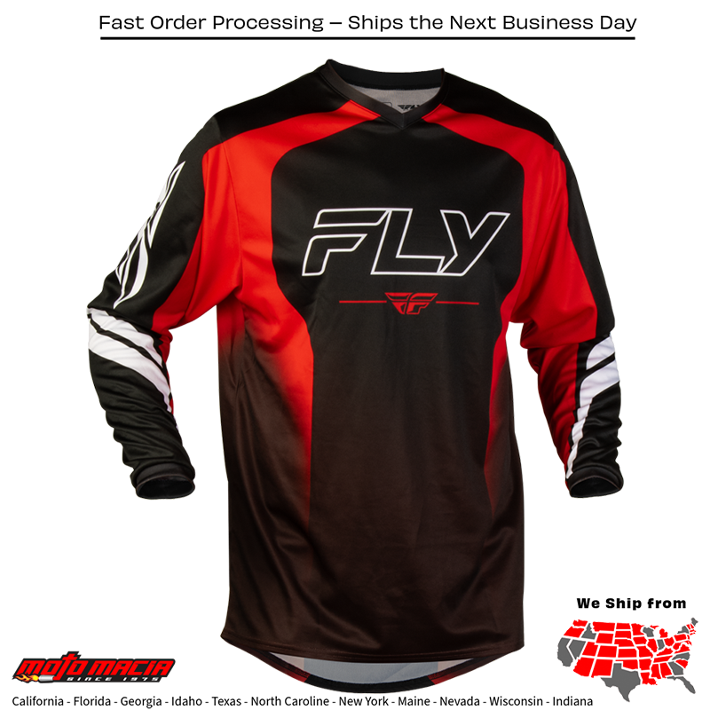 F-16 Raze Jersey Black/Red/White