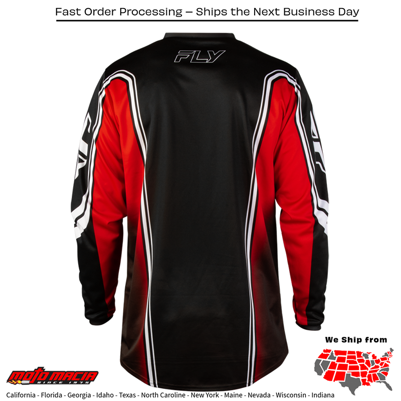 F-16 Raze Jersey Black/Red/White - Image 2