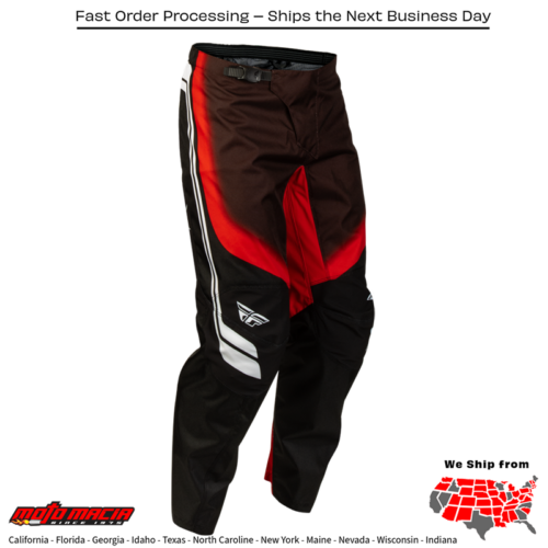 F-16 Raze Pants Black/Red/White