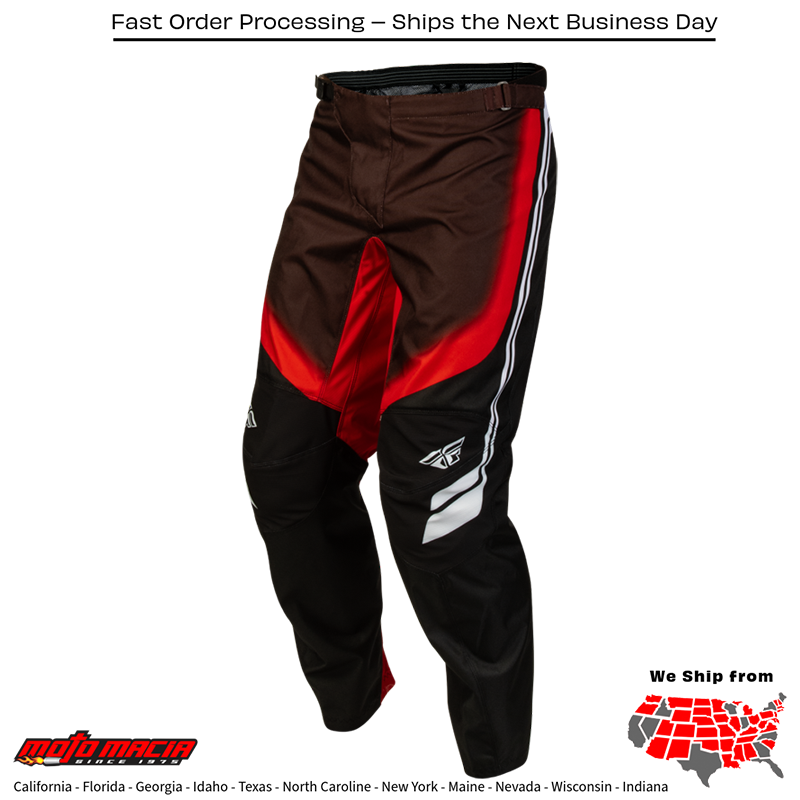 F-16 Raze Pants Black/Red/White - Image 4