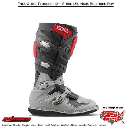 GX1 Boots Anthracite/Grey/Red