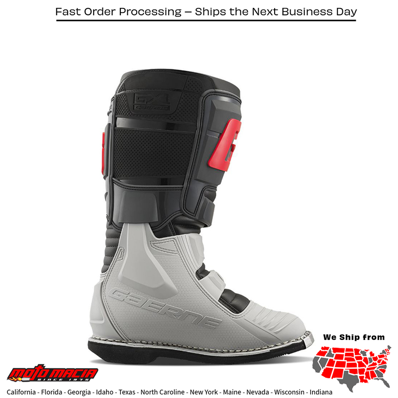 GX1 Boots Anthracite/Grey/Red - Image 3