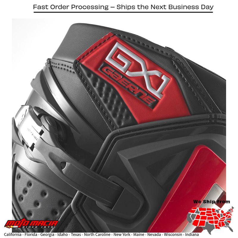 GX1 Boots Anthracite/Grey/Red - Image 5