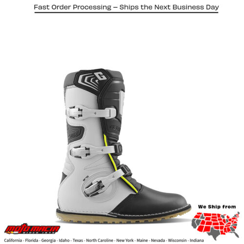 El título completo sería: "Balance Pro Tech Boots White/Black/Fluo Yellow"