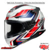 SHOEI Rf-1400 Prologue Tc-10 . MPN: . SKU: 0101-1010.