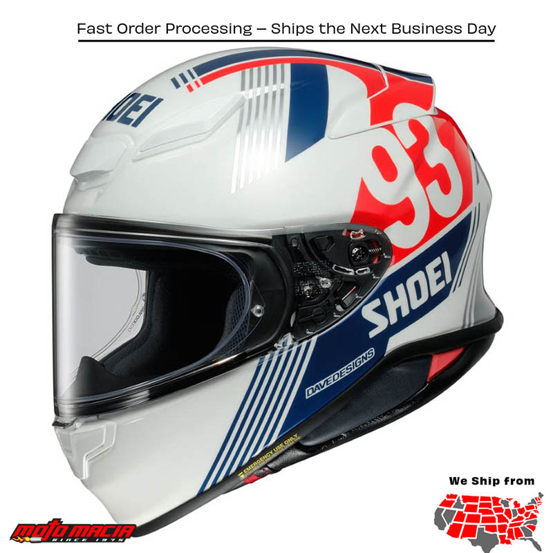 SHOEI Rf-1400 Mm93 Retro Tc-10 . MPN: . SKU: 0101-1910.