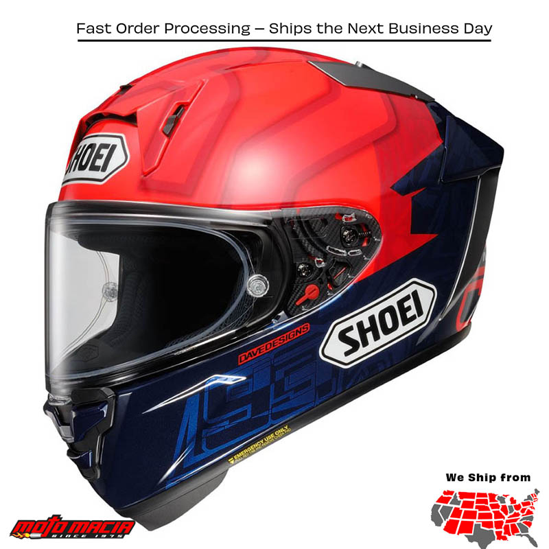 SHOEI X-15 MARQUEZ 7 TC-1 . MPN: . SKU: 0105-1301.