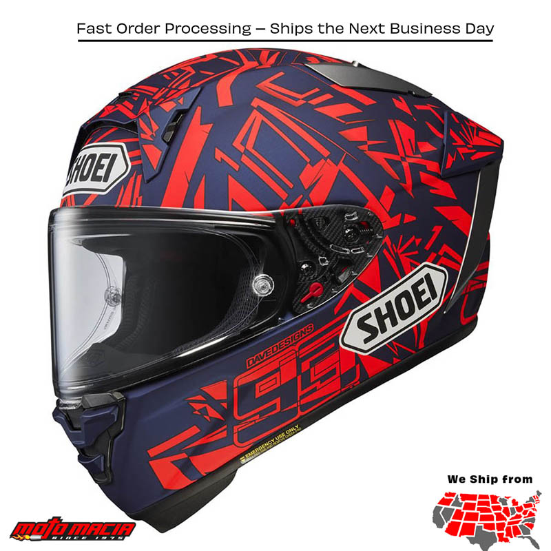 SHOEI X-15 MARQ DAZZLE TC-10 . MPN: . SKU: 0105-1510.