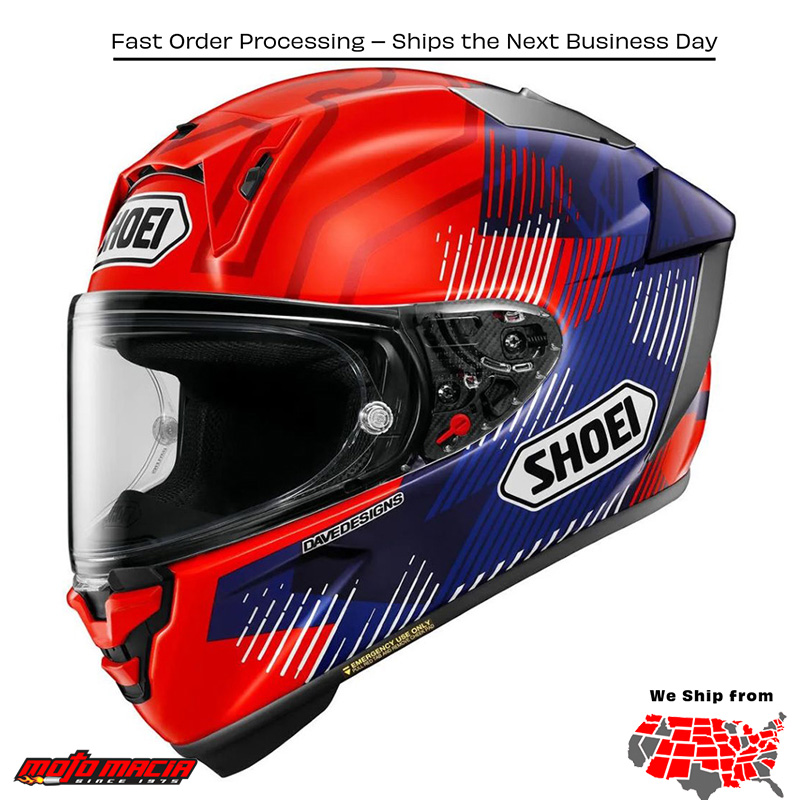 Helmet Shoei X-15 Marquez8 Tc-1