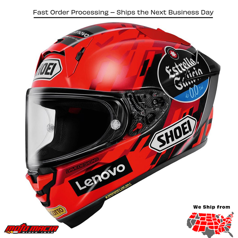 Helmet Shoei X-15 Marquez9 Tc-1