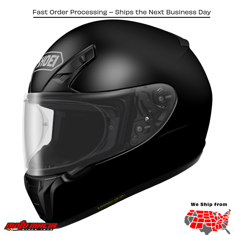 SHOEI RF-SR BLACK . MPN: . SKU: 0107-0105.