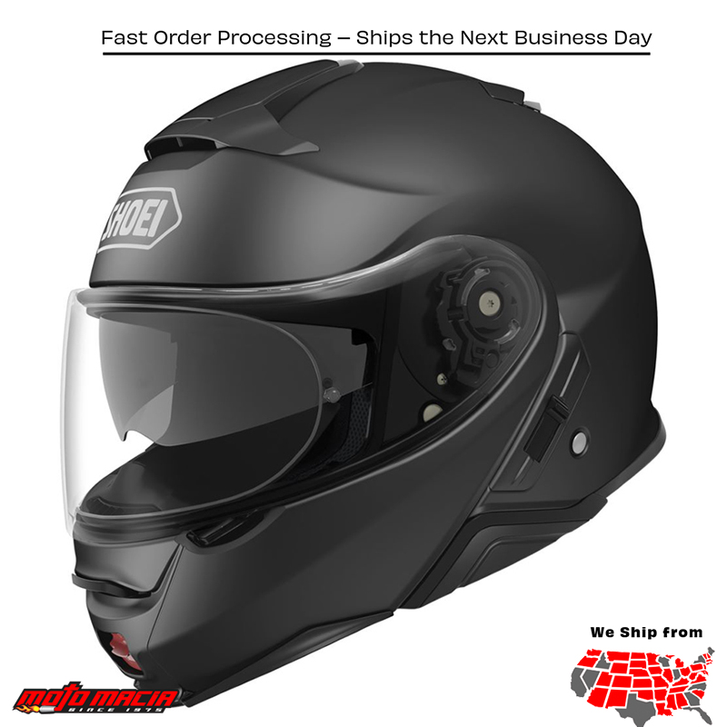 SHOEI NEOTEC II MATTE BLACK . MPN: . SKU: 0116-0135.