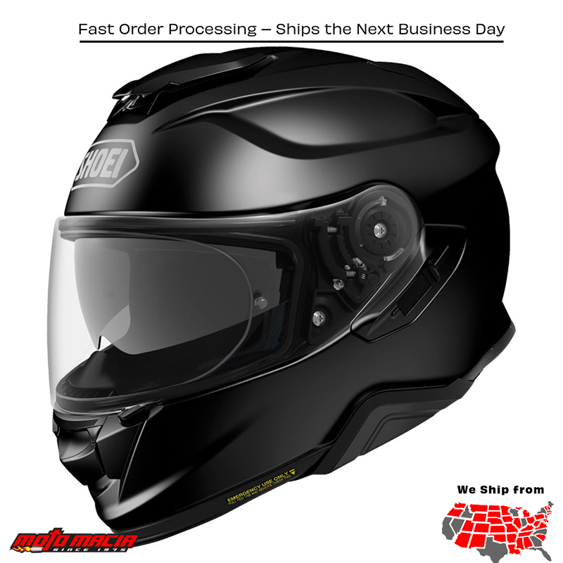 SHOEI GT-AIR II BLACK . MPN: . SKU: 0119-0105.