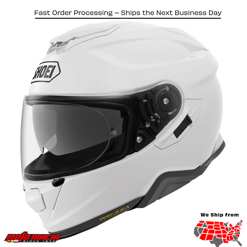 SHOEI GT-AIR II WHITE . MPN: . SKU: 0119-0109.