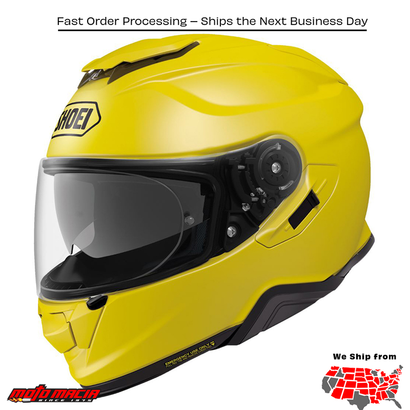 SHOEI GT-AIR II BRILLIANT YEL . MPN: . SKU: 0119-0123.