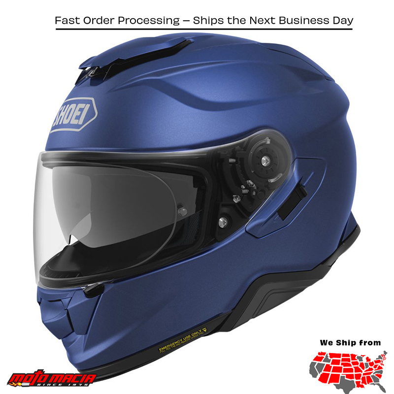 SHOEI GT-AIR II MATTE BLUE MET . MPN: . SKU: 0119-0132.