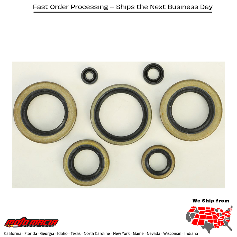 OIL SEAL SET Kawasaki KDX 200 1986-1988
