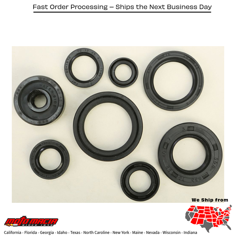 OIL SEAL SET Yamaha YZ125 1989-1992