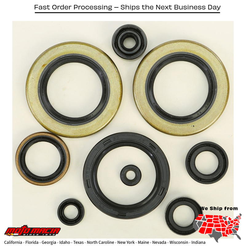 OIL SEAL SET Kawasaki KX500 1986-1987