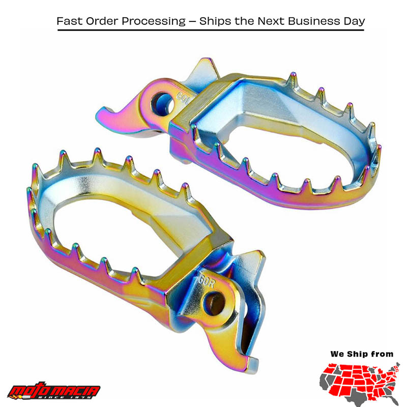 Max Foot Peg Hondada Oilslick Honda Crf450rx 2017-2026 Crf250l 2013- more