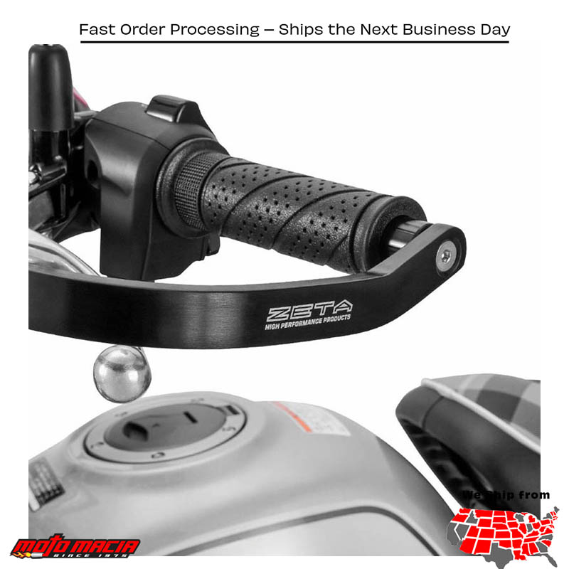 Adventure Armor Handguards Pr Black Honda Z125 Monkey 2022-2025
