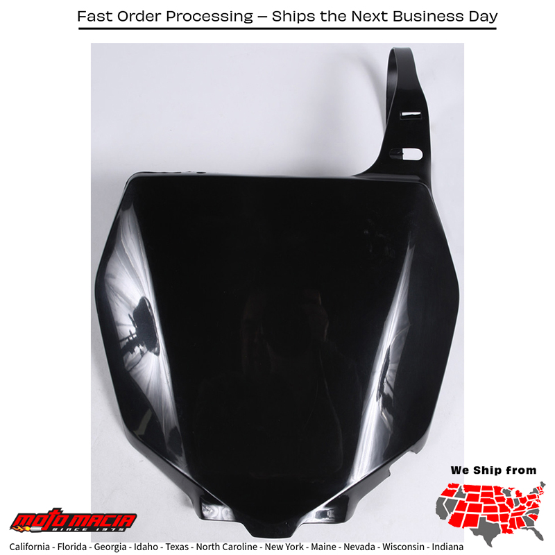 ACERBIS FRONT NUMBER PLATE Suzuki RM-Z250 2007-2009 Suzuki RM-Z450 2005-200