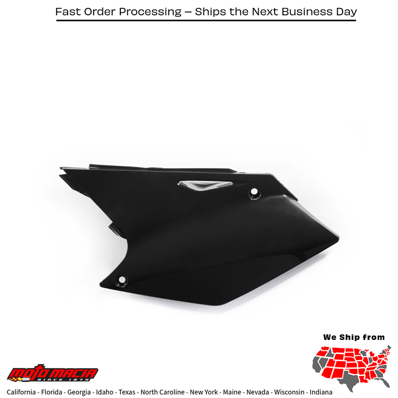 ACERBIS SIDE PANELS BLACK Kawasaki KX250F 2004-2005 Suzuki RM-Z250 2004-200