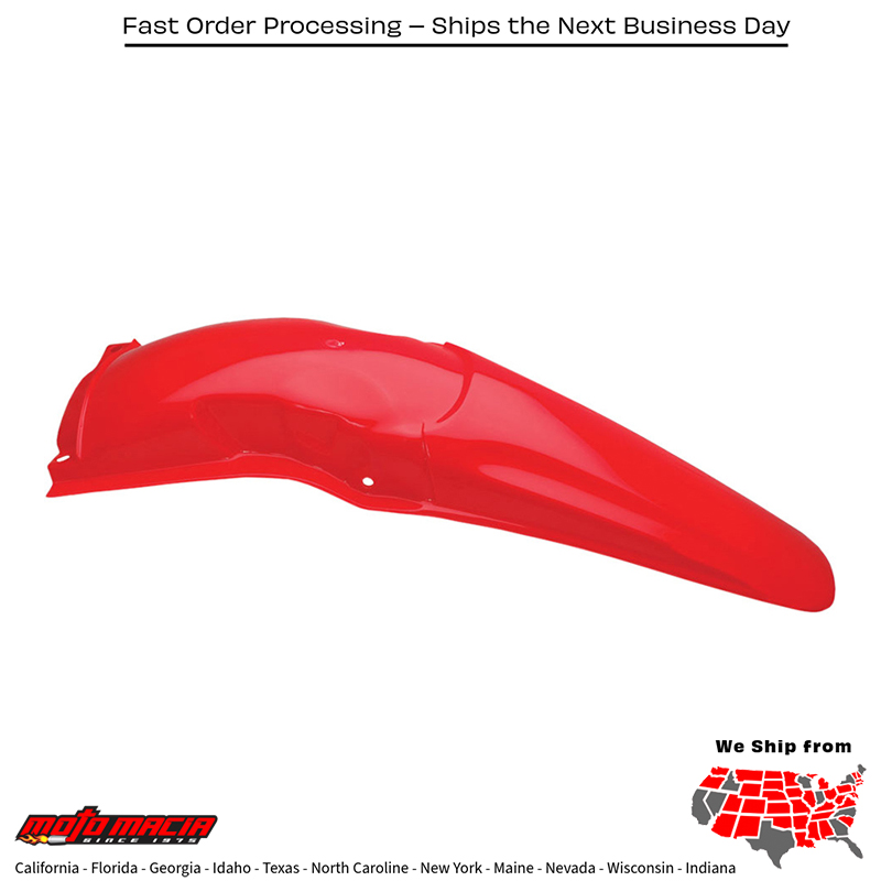 ACERBIS REAR FENDER RED Honda CR125R 2000-2001 CR250R 2000-2001 more