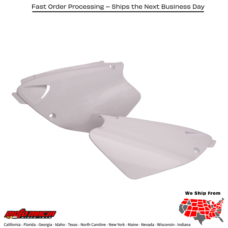 ACERBIS SIDE PANELS WHITE Yamaha YZ125 1996-2001 YZ250 1996-2001 Yam more