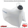 ACERBIS FUEL TANK 5.8 GAL WHIT W/BLACK CAP Honda XR650L 1993-2024 XR6 more
