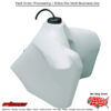 ACERBIS FUEL TANK 5.8 GAL WHITE W/BLACK CAP Honda XR250R 1996-2004 XR more