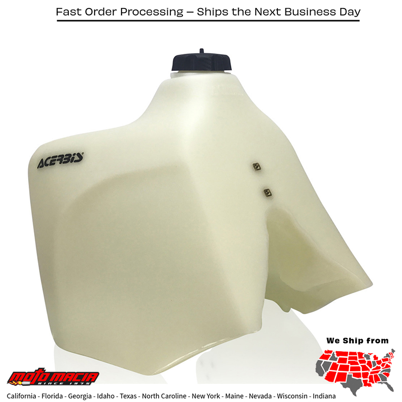 ACERBIS FUEL TANK 5.8 GAL NATURAL Honda XR250R 1996-2004 XR400R 1996- more