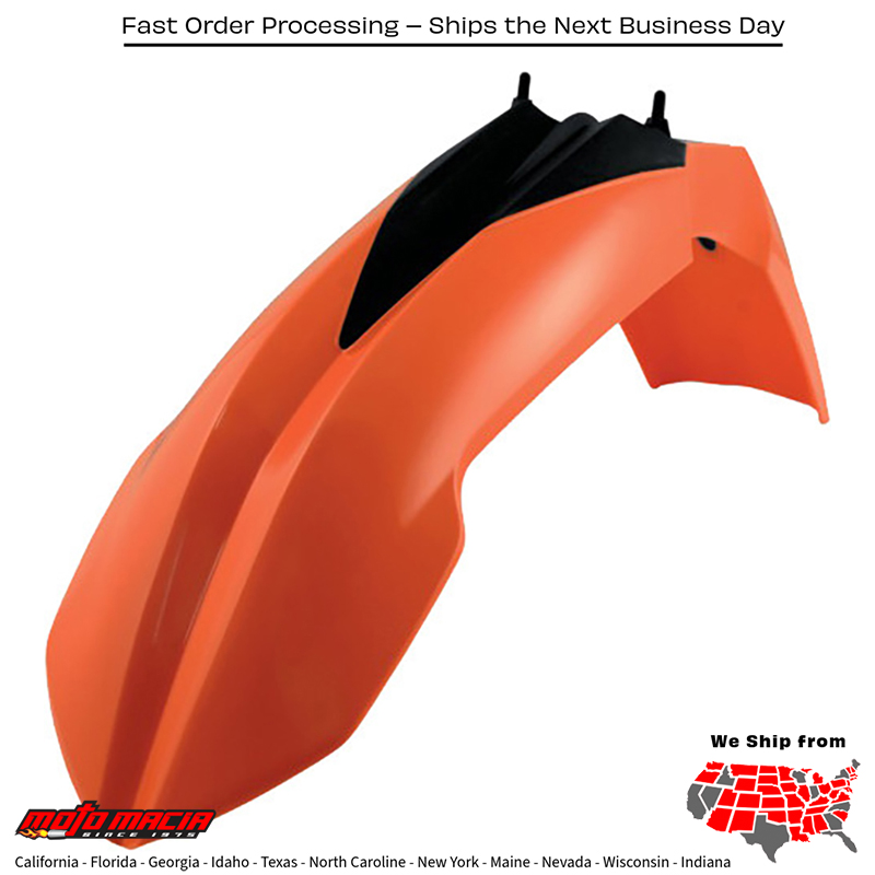 ACERBIS FRONT FENDER ORANGE KTM 350 EXC-F 2012-2013 350 XC-F 2010-2012 more