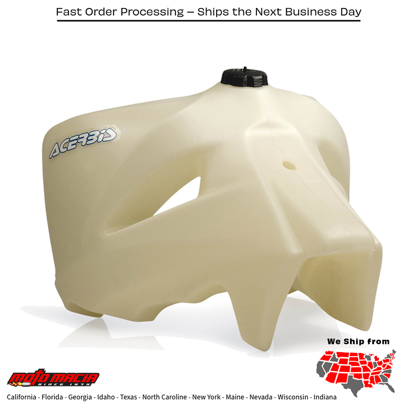 ACERBIS FUEL TANK 6.6 GAL NATURAL KTM 450 SX-F 2005-2006 525 EXC-G 4-St more