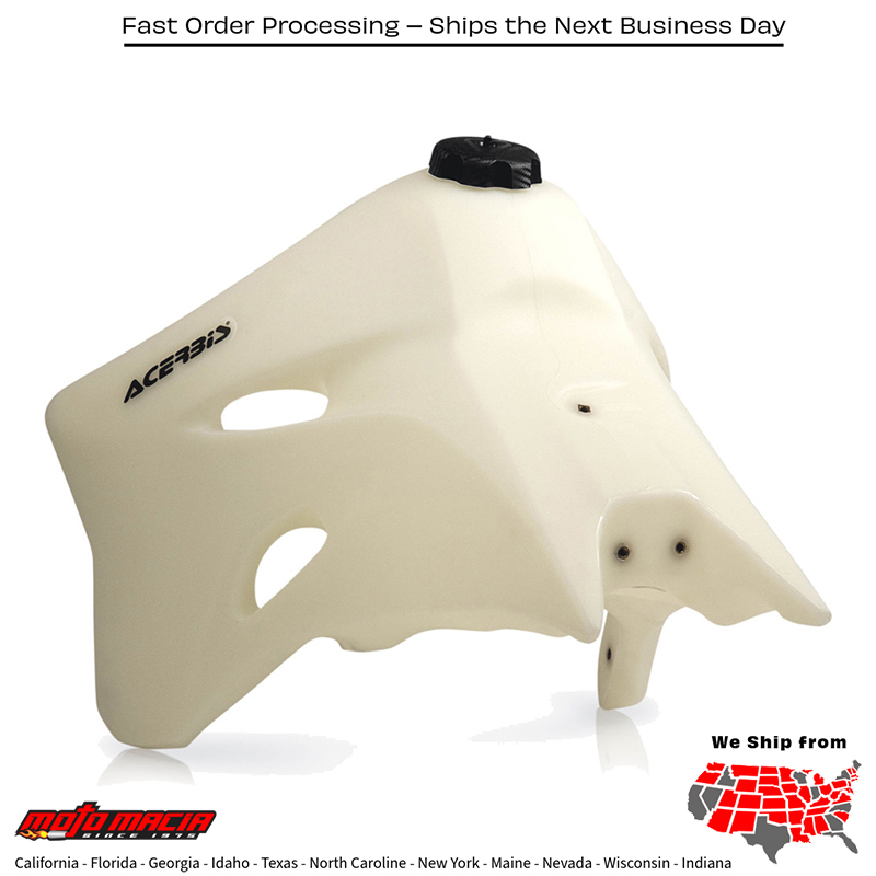 ACERBIS FUEL TANK 3.3 GAL NATURAL Yamaha YZ250F 2006-2009 YZ450F 200 more