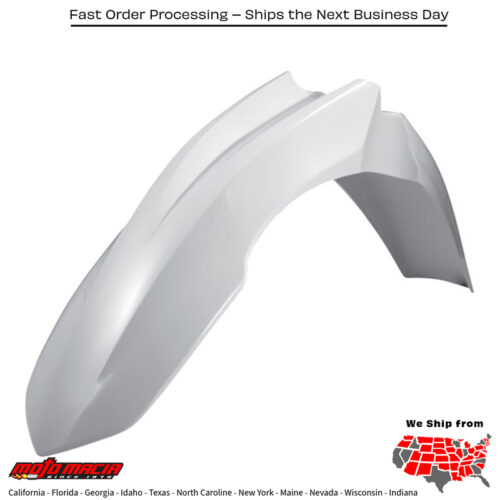 FRONT FENDER WHITE Honda CRF450R 2009-2012 Honda CRF250R 2010-2013