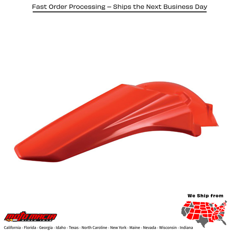 ACERBIS REAR FENDER RED Honda CRF450R 2009-2012 CRF250R 2010-2013 Hon