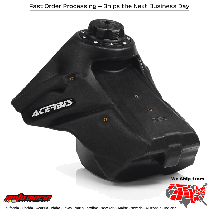 ACERBIS FUEL TANK 2.7 GAL BLACK Honda CRF450R 2009-2012 CRF250R 2010- more